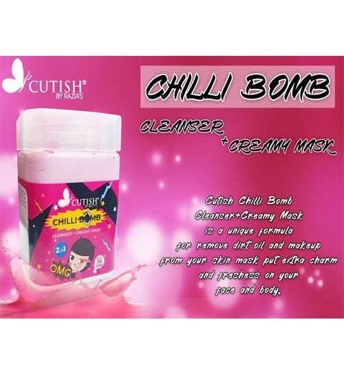 Cutish Chilli Bomb 2in1 Scrub+Creamy Mask 300g